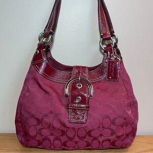 Coach Burgundy Shoulder Bag